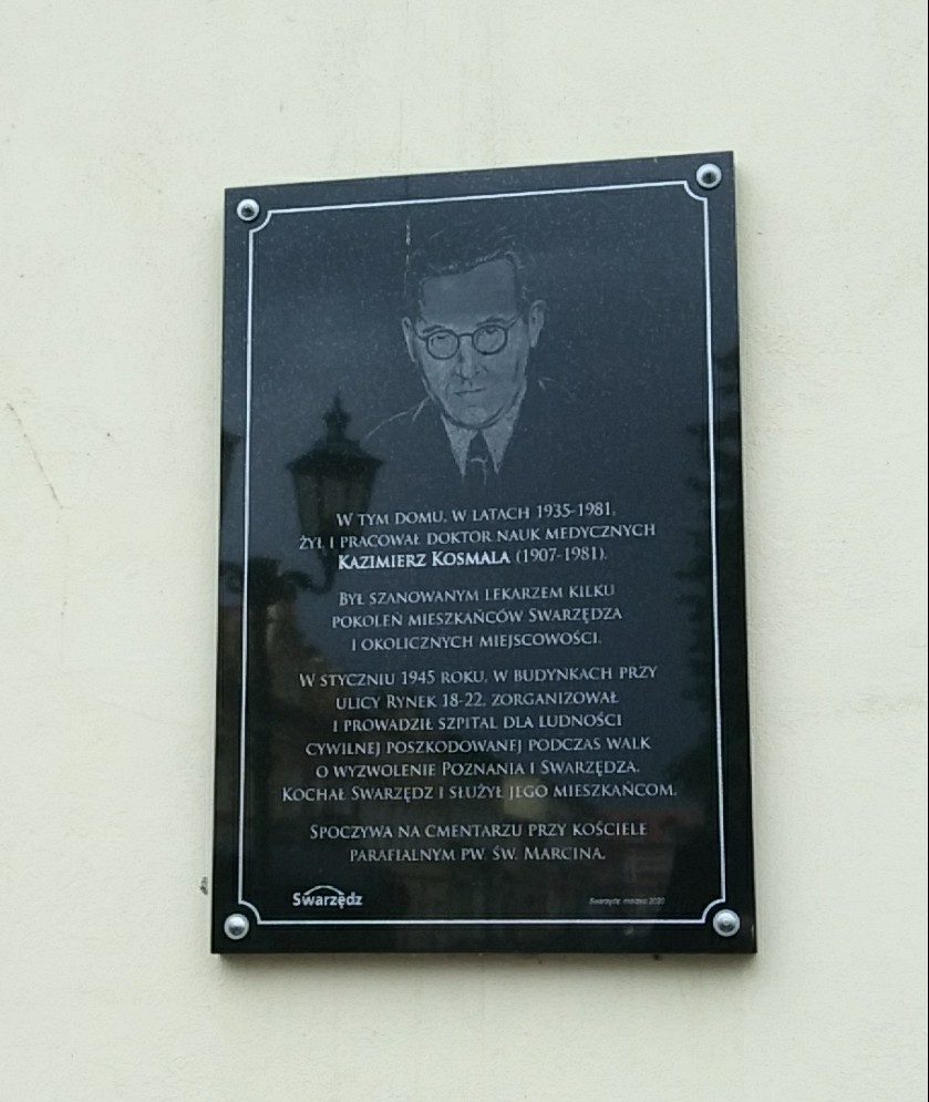 Płyta pamięci Kazimierza Kosmali
