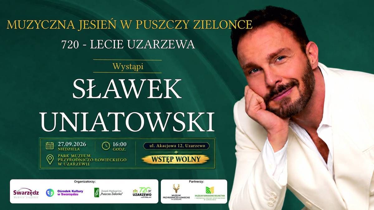 720-lecie Uzarzewa z koncertem Sławka Uniatowskiego