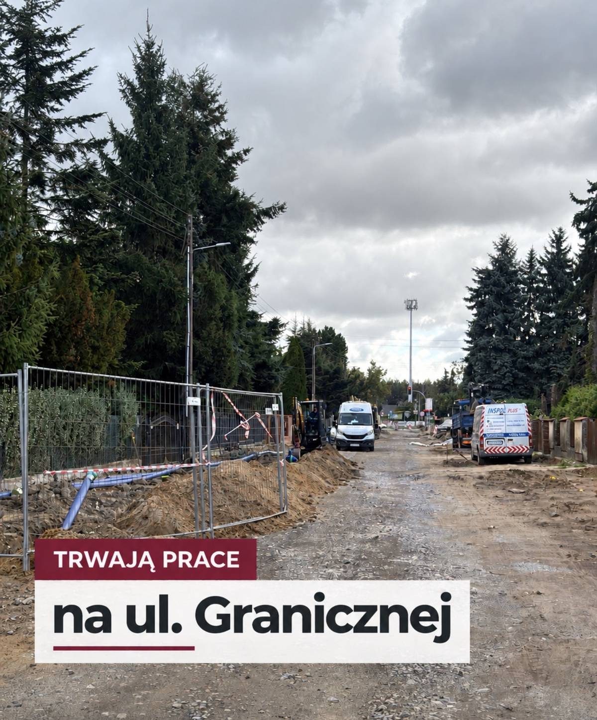 Opóźnienia przebudowy ul. Granicznej w Swarzędzu