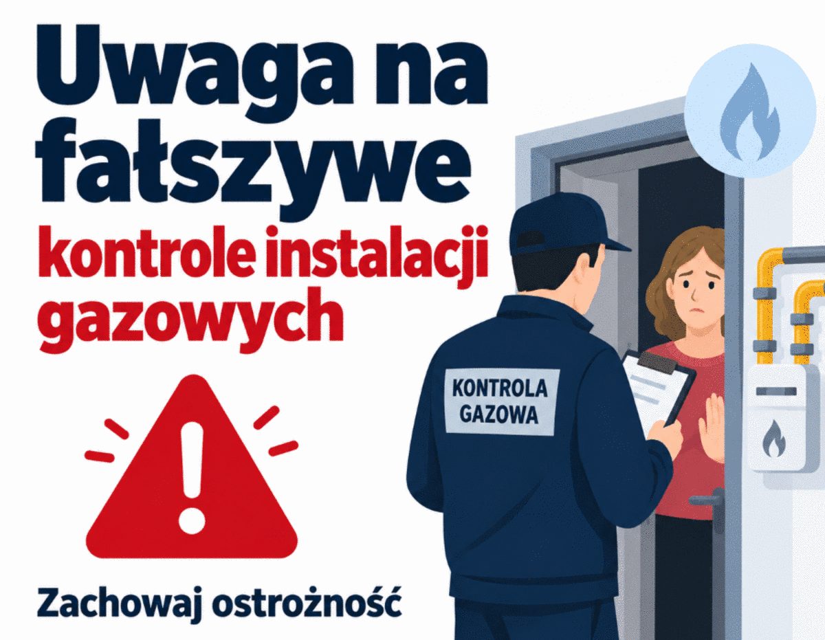 Uwaga na fałszywe kontrole instalacji gazowych w gminie Swarzędz