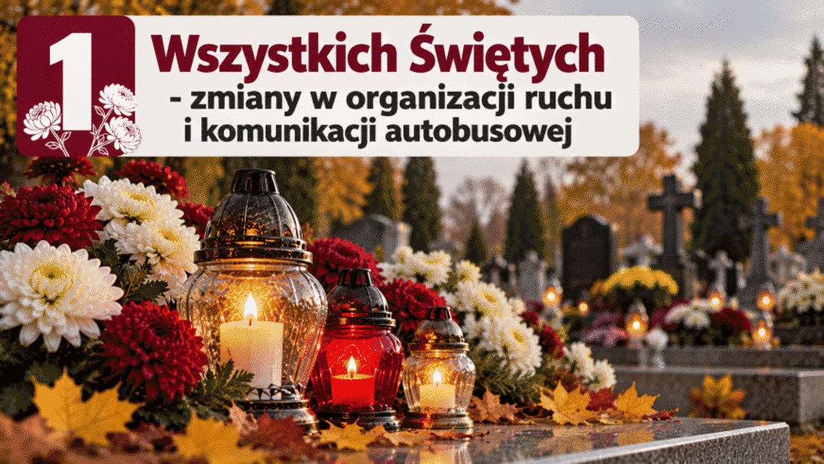 Wszystkich Świętych: zmiany w ruchu i komunikacji w Swarzędzu